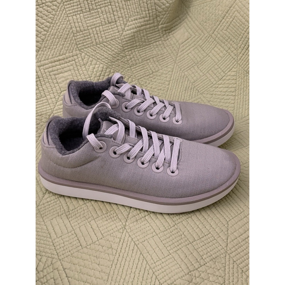 Allbirds Wool Pipers Women's 5 Light Gray Merino Wool Lace Up Sneakers
